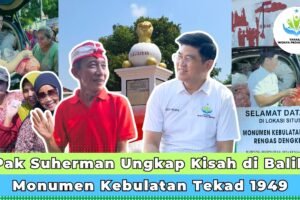 Pak Suherman Ungkap Kisah di Balik Monumen Kebulatan Tekad 1949
