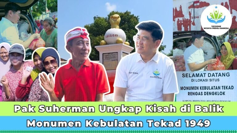 Pak Suherman Ungkap Kisah di Balik Monumen Kebulatan Tekad 1949