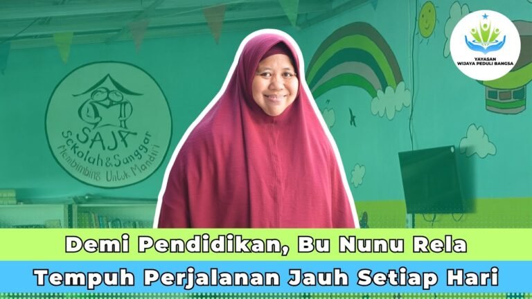 Demi Pendidikan, Bu Nunu Rela Tempuh Perjalanan Jauh Setiap Hari