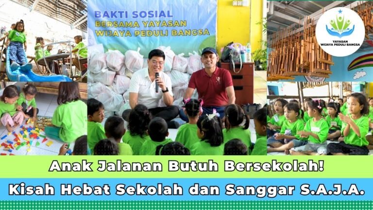 Anak Jalanan Butuh Bersekolah! Kisah Hebat Sekolah dan Sanggar S.A.J.A.